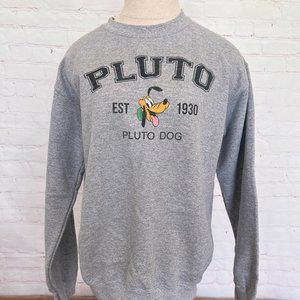 Pluto Dog Pullover Sweatshirt - Size Small - Gildan